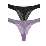 Lace Women's Panties G String Thong Low-Waist Female Underpant Hollow Out Breathable Seamless Underwear Women