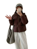 Winter Down Jacket Female Short Style 2024 Minority Korean Hooded White Duck Velvet Loose Puff Feeling Bread Coat Tide-Outfit