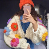 Knitted Chunky Cardigan-Outfit