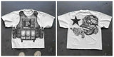 Street Printed Large T-Shirt Gothic 2025 Graphics T-Shirt Y2k Blouse Armed Gothic Men's Short Sleeves 211-1-Outfit