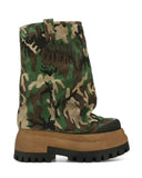 Sales Of Retro Thick-Bottomed Knight Boots Women's 2025 New Autumn Slim Height Trouser Tube Fashion