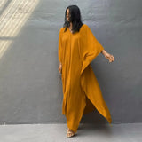 Strapless Criss Cross Slim Party Dress Off Shoulder Women Long Dress 2022 Autumn Lantern Sleeve Backless Maxi Dress