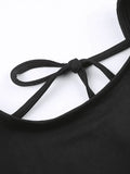 Lace Up Backless Cropped Tank Top- Outfit