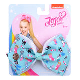 Bows Jojo Siwa Rainbow Printed Knot Ribbon Bow For Girls Handmade Boutique Hair Clip Children Hair