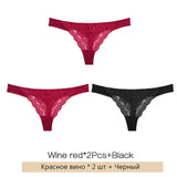 Sexy Lace Panties Women Low-waist Underwear Women's Thong Female G String Breathable Lingerie Temptation Intimates