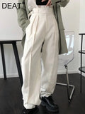 2023 new Autumn fashion women's clothing high waist wide lantern bottoms harent pants female trousers denim
