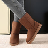 Boots Women 2025 New Winter Women's Shoes Plus Thick Warm Cotton Shoes Women Autumn And Winter Cotton
