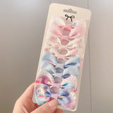 Grosgrain Ribbon Unicorn Printed Bowknot Hair Clips For Cute Girls Handmade Barrettes Hairpins Kids Hair