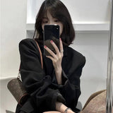 Zingj Spring And Autumn Black Small Suit Jacket Female Korean Version Of The British Wind Web Red Design Sense Of Women's Suit Women's