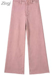 2023 Woman Jeans High Waist Baggy Pants Woman Straight Leg Denim Trousers Women Fashion Streetwear Women's Wide