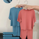 Years Solid Color Baby Clothes Set Summer Modal Newborn Baby Boys Girls Clothes 2PCS Baby Pajamas Unisex Kids Clothing