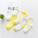 Pairs/lot 0 to 7 Years Spring Summer Thin Mesh Socks For Girls Boys Cute Animal Children's Thin Sock Baby Newborn Short