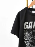 vintage chic smiley print T-shirt women 2022 summer short sleeve round neck cotton cozy tees casual tops female