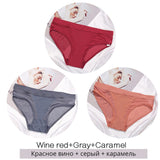 3PCS/Set Transparent Mesh Women's Panties Low Waist Ladies Briefs Female Underpants Fashion Girl Panty Lingerie