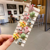 Children Cute Cartoon Fruit Elastic Hair Bands Girls Baby Lovely Rubber Bands Ponytail Holder Kids Hair