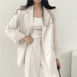 Zingj Female Spring And Autumn 2024 New Korean Version Of Korean Fried Street Design Sense Small Casual Pink Small Suit Suit