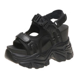 Man Magic Stick Sports Sandals Women 2025 Summer New Small Size Leisure Thick Bottom Slope And Fish Mouth Sandals
