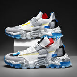 Fashion Retro Sneakers Men Mesh Running Shoes for Mens Comfortable Chunky Dad Shoes Breathable Sports Shoes