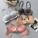 Super Push Up bras Sexy seamless women's underwear Wire Free Female bralette beauty back lingerie Ladies