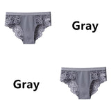 Women's Invisible Underwear Panties Intimate Briefs For Women Sexy Transparent Floral Lace Panties Seamless Panty