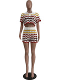 Zingj New Women's Handmade Knitted Casual Shorts