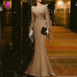 Women's Dresses Sexy Formal Wedding Party Bridesmaid Evening Elegant Wrap Fishtail Dresses Autumn Lady Vestido