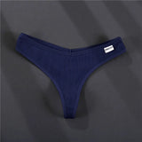 Sexy Cotton Women Brazilian Panties V Waist Female T-back Underpants Intimate Lingerie Bikini Panty