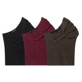 Women's Knitted Top 2025 Spring Sexy Shoulder Folded Body Short