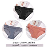 3PCS/Set Transparent Mesh Women's Panties Low Waist Ladies Briefs Female Underpants Fashion Girl Panty Lingerie