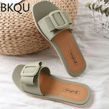 Female Summer House Women's Fashion Casual Korean Sandal Soft Home And Comfort Beach Flat Slippers For Women