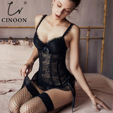 Sexy Bustier and Corset Women High Elastic Gothic Corset Waist Trainer bodysuit Breathable Corsets Women's