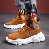 Top Running Shoes Autumn Winter Breathable Leather Sneakers for Men Lightweight Gym Runing Shoes Tourism Walking