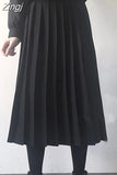 Skirts Women S-5XL Vintage Ins Young basic Leisure Korean All-match Autumn High Waist Chic Cozy Female JK Faldas