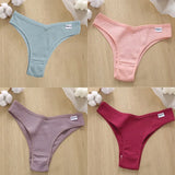 Cotton Panties Women's Panties FINETOO Sexy Female Underpants Low Waist Underwear Women Pantys Lingerie