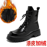 Zingj Men's British Boots Black Chelsea