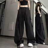 Zingj Wide Leg Casual Pants Female Hiphop Design Sense High Street Bundle Feet Loose Hot Girl Small Crowd Work
