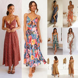 Zingj And Summer 2023 New Small Floral Print Fresh And Sweet Condole Dress