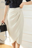 Skirts Women Hip Skirts 2023 Fashion Women Clothing High Waist Split One Step Skirts Black Skirt Irregular Skirts