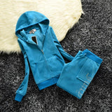 Velvet 2021 Women'S Fabric Tracksuits Velour Suit Women Track Suit Hoodies And Pants