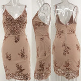 club outfits Sequin Summer Dress Women Mini Black bodycon Party dress vintage woman sukienki Dresses vestidos clothes