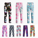 Pattern Girls Leggings Spring Summer Girls Tights Pants Kids Trousers Leggings for Girls Elasticity Breathable