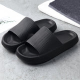 Summer Beach Slippers Eva Soft Thick Platform Sole Slide Sandals Leisure Men Ladies Indoor Bathroom Anti-slip