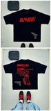 Men's T-Shirt Y2K Short-Sleeved Men's Former Dormitory Hip-Hop Loose Letter Printing Handsome Fried Street Round Collar Cotton Oversized