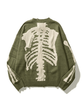 Oversized Skeleton Knit Sweater- Outfit