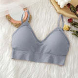 Seamless Women Bra Tank Tops Underwear Women Adjustable Shoulder Strap Wire Free Bralette Female Lingerie Brassiere
