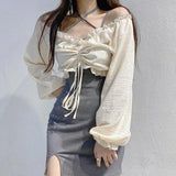 Sets Women Harajuku Korean Fashion Basic 2022 New Design Popular Casual All-match Streetwear V-neck Mini Kawaii