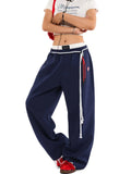 Zingj New Fall 2024 Straight Hip-Hop Wide-Leg Pants For Men And
