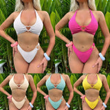 Sanyuan Fao 2023 New Love Special Fabric Split Swimsuit Bikini