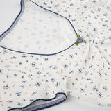 Aesthetic Lace Stitching Square Collar Short Sleeve TeeOutfit