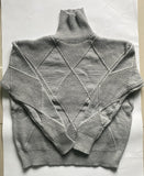 And Winter Sweater Women's High-Necked Hooded Ragged Sweater With A Solid Color Loose Lazy Bottom